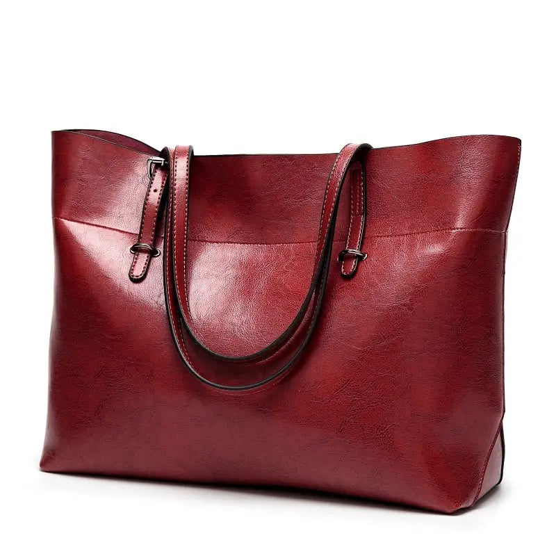 Leather Tote Handbag