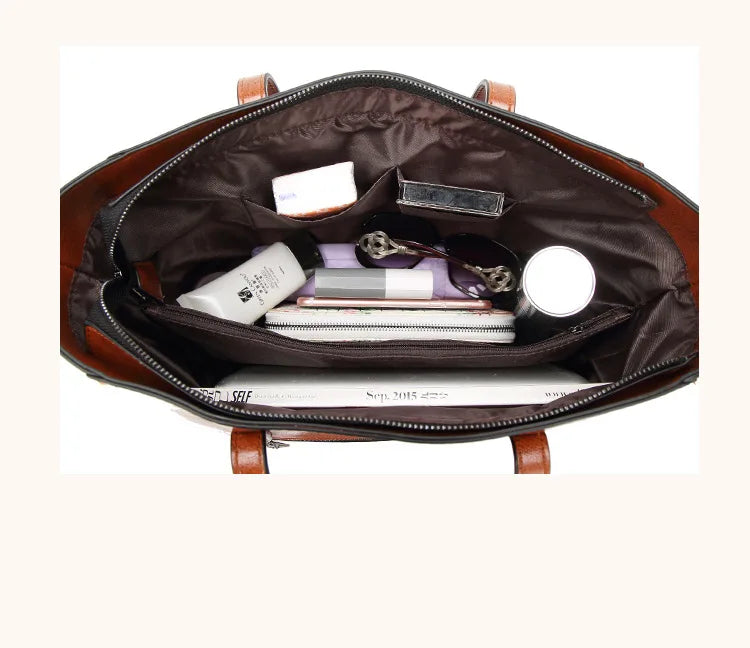 Leather Tote Handbag