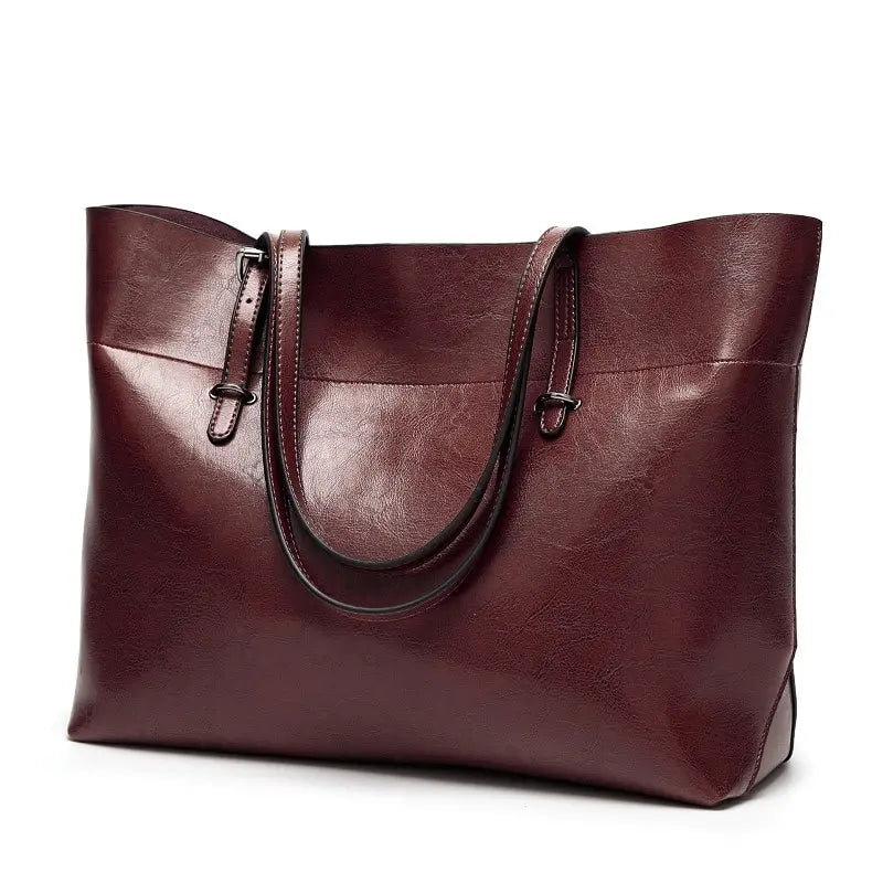 Leather Tote Handbag