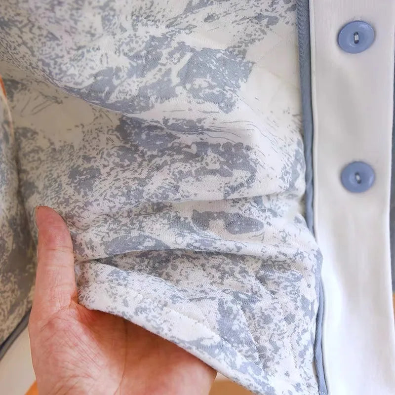 2023 NEW Women's Pajamas Suit Thick Warm Cardigan Winter Pyjamas Sets Long Sleeve Autumn Home Clothes Sleepwear