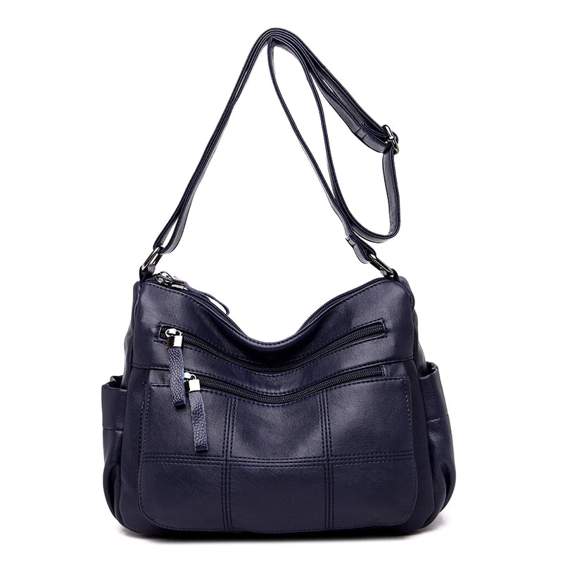 Waterproof Leather Crossbody Bag