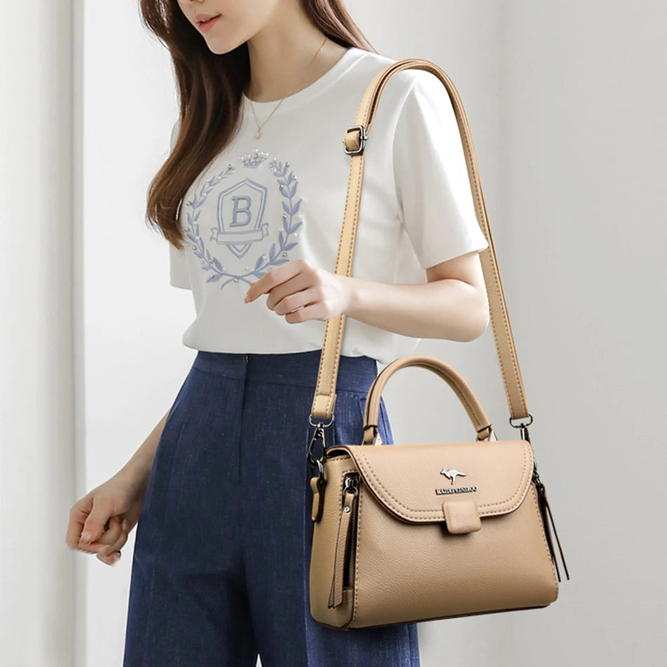 Soft Leather Crossbody Bag