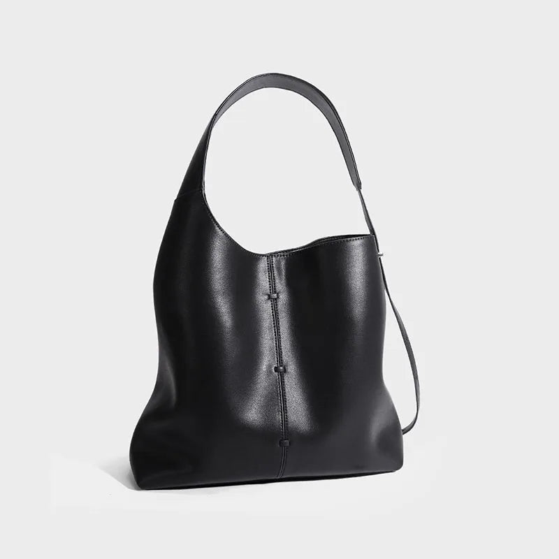 Genuine Leather Underarm Bag
