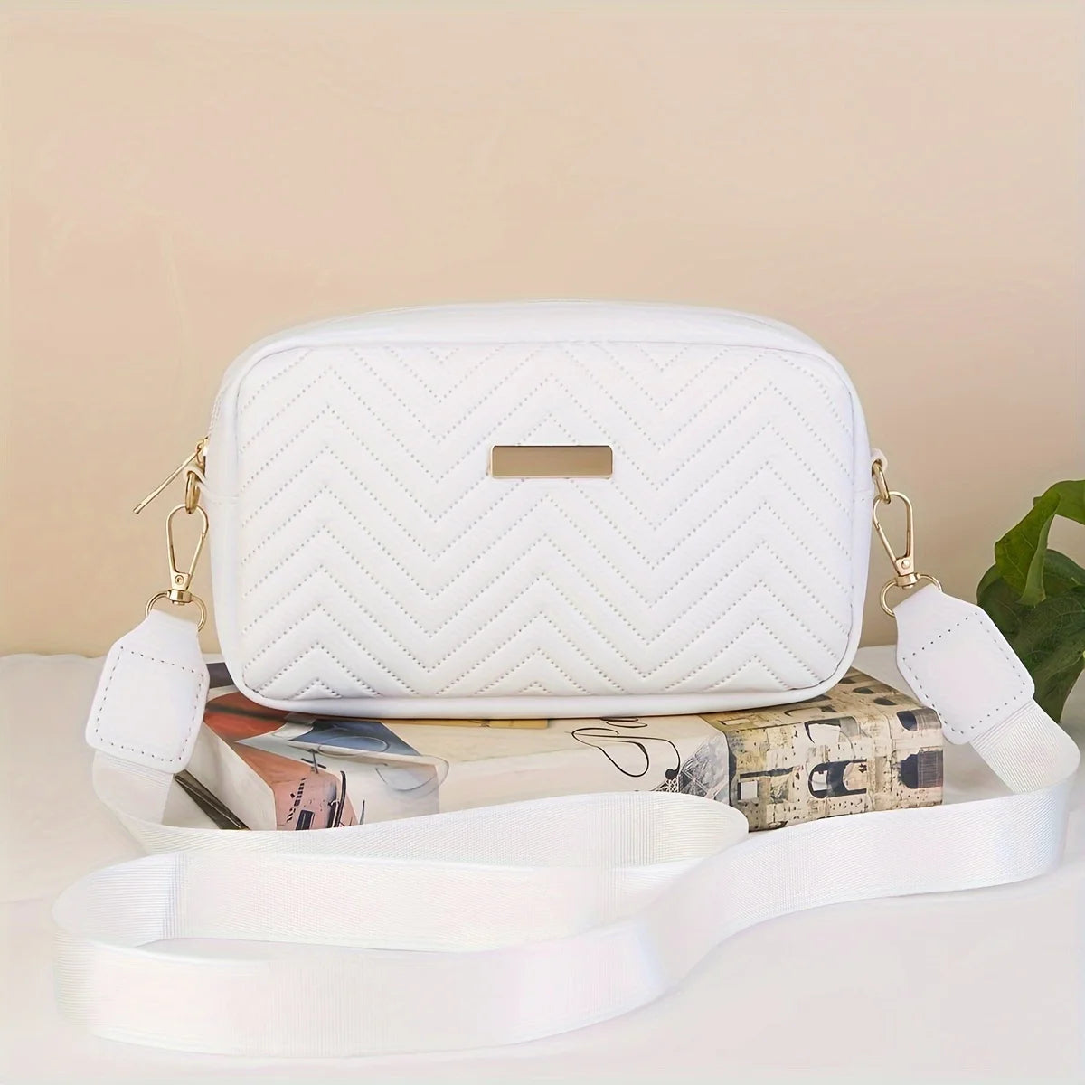 Quilted Crossbody Bag & Wallet