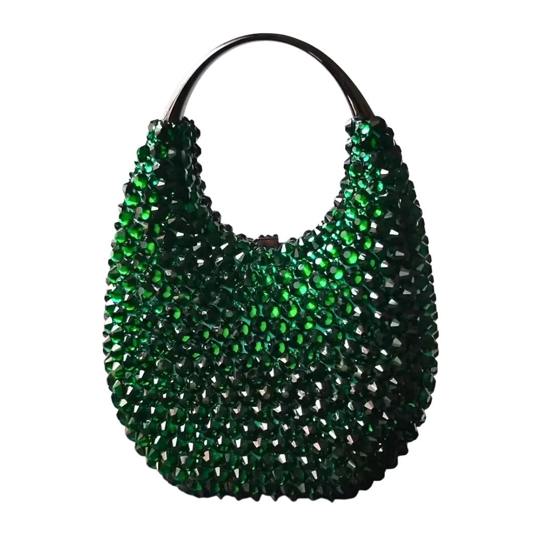 Crystal & Pearl Evening Clutch