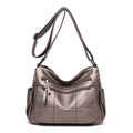 Waterproof Leather Crossbody Bag