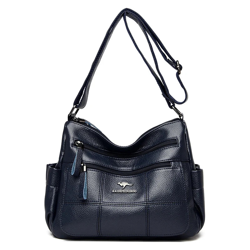 Waterproof Leather Crossbody Bag