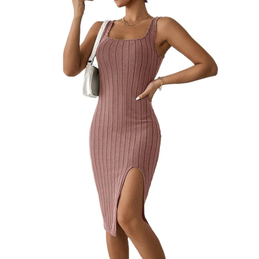 Sleeveless Split Maxi Dress