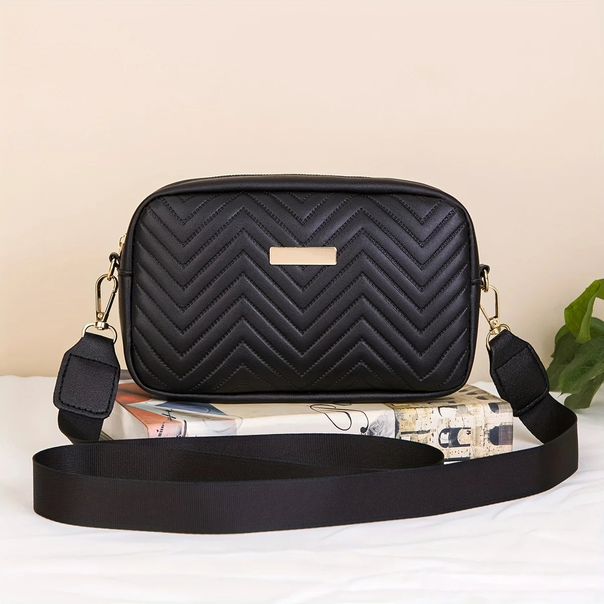 Quilted Crossbody Bag & Wallet