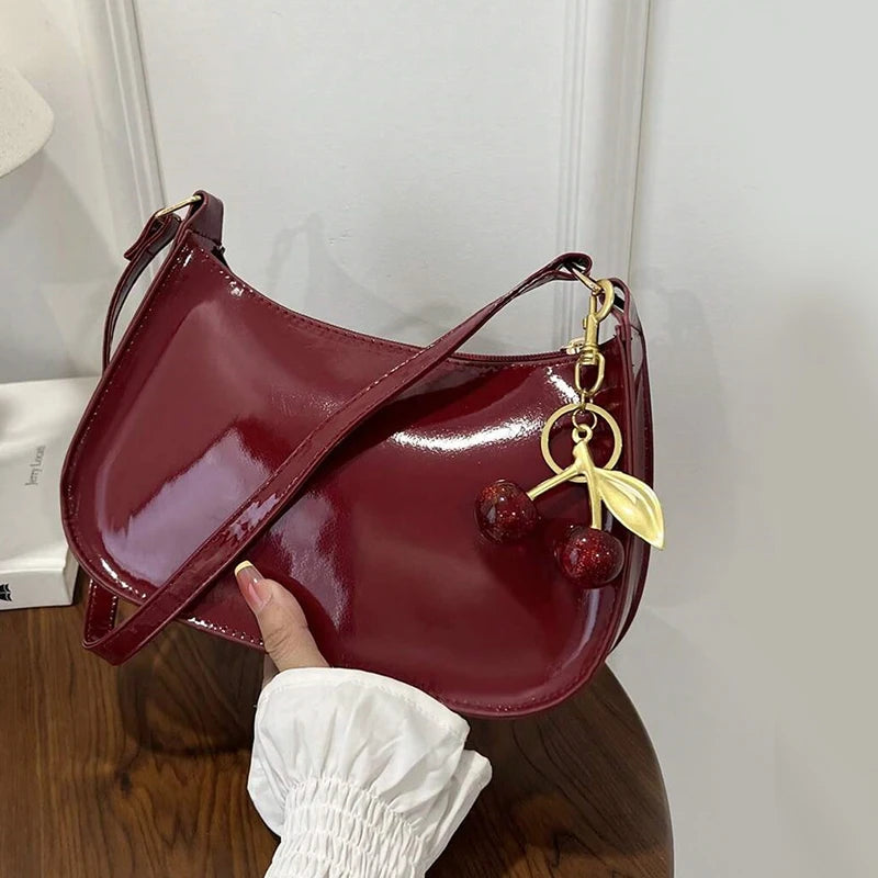 Retro PU Leather Shoulder Bag