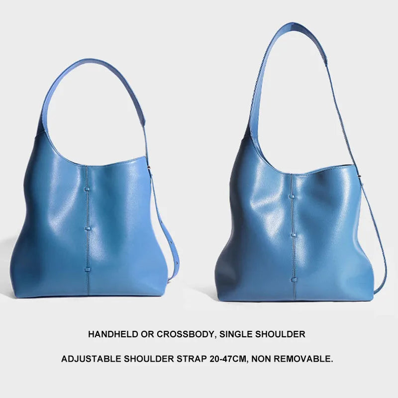 Genuine Leather Underarm Bag