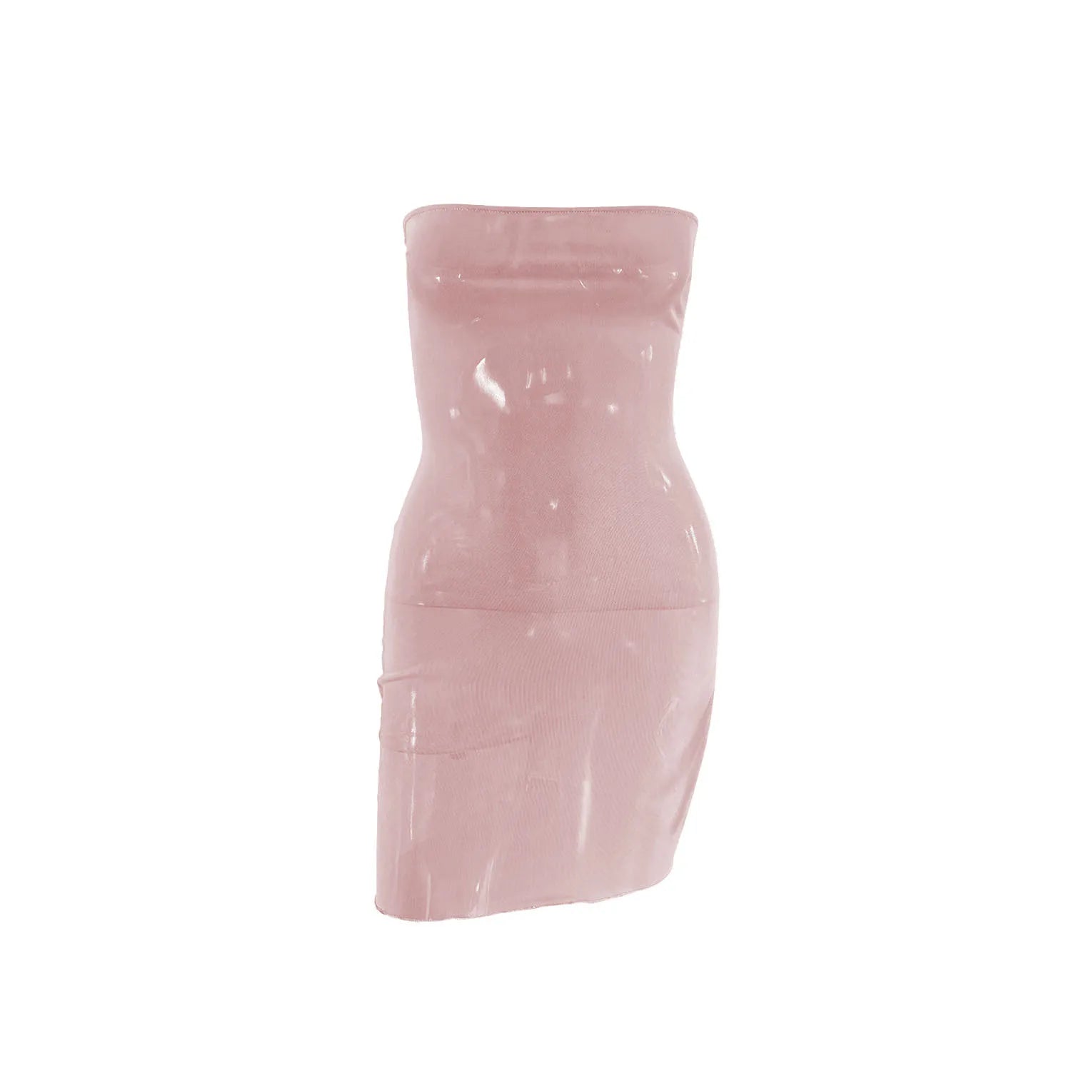 Beaded Strap Evening Gown - Long Tail