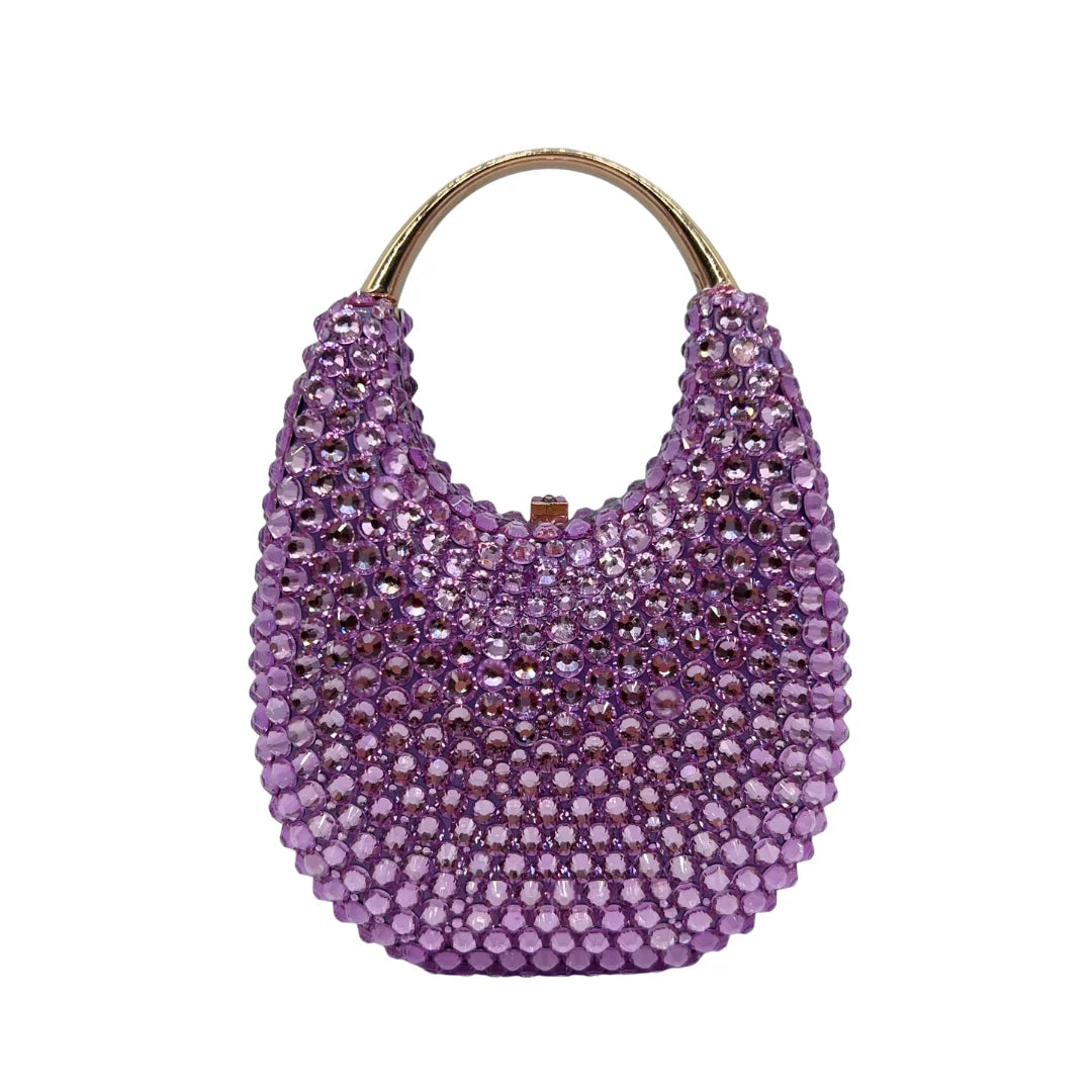 Crystal & Pearl Evening Clutch