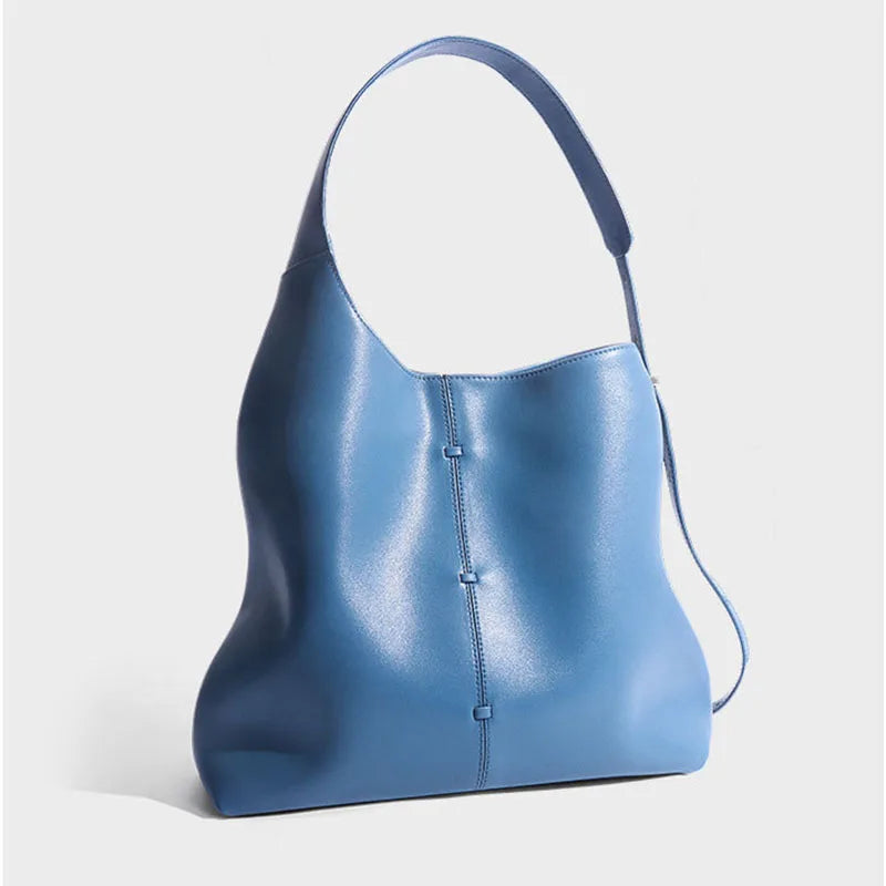 Genuine Leather Underarm Bag