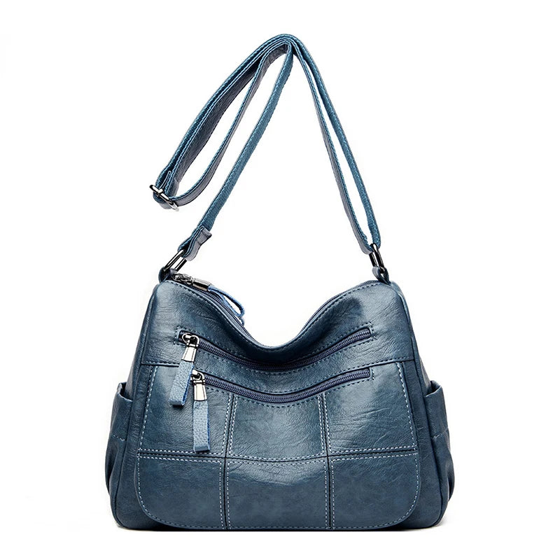 Waterproof Leather Crossbody Bag