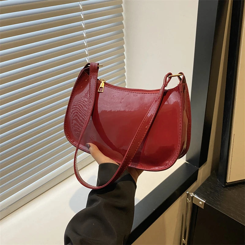 Retro PU Leather Shoulder Bag