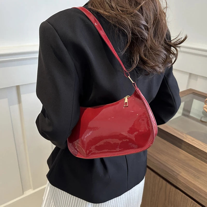 Retro PU Leather Shoulder Bag