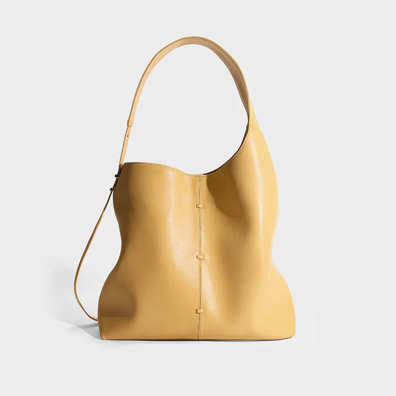 Genuine Leather Underarm Bag