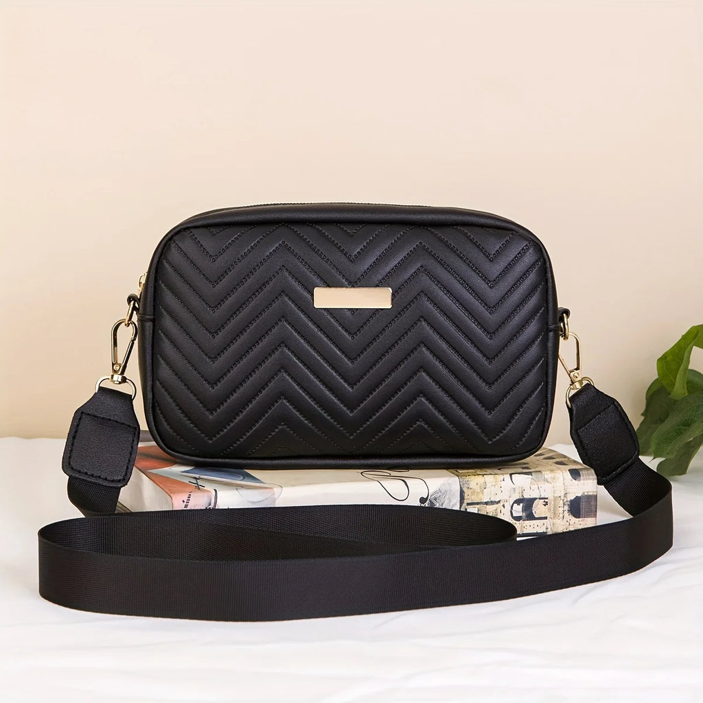 Quilted Crossbody Bag & Wallet