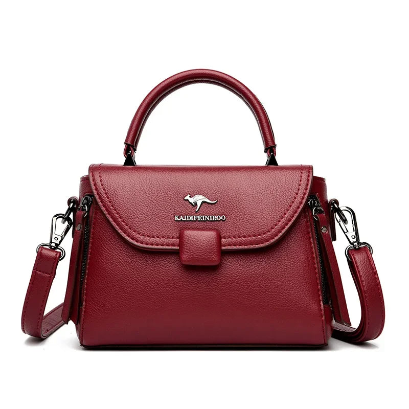 Soft Leather Crossbody Bag